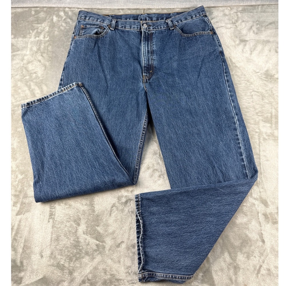 Levi's Jeans Mens 42x30 550 Relaxed Fit Blue Denim EUC